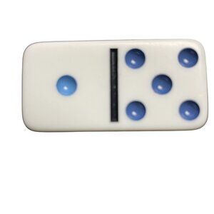 Double Twelve Dominoes Replacement Tile 1 5 Color Dot mq